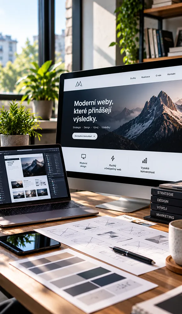Tvorba moderních webových stránek a webdesign na míru – marketingová agentura MOON WOLF.
